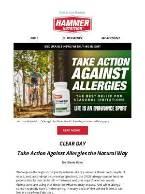 Hammer Nutrition - End Allergies with Clear Day