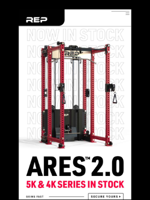 REP Fitness - Now in Stock – Ares™ 2.0