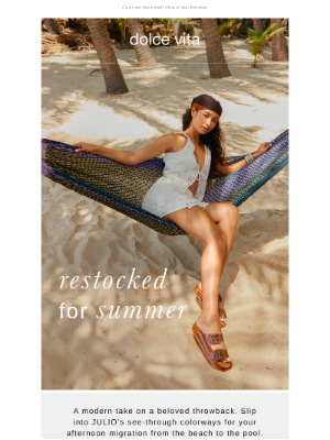 Dolce Vita - JULIO IS BACK IN STOCK