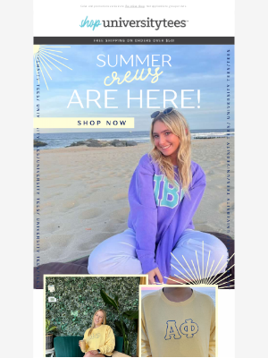 University Tees - ☀️ Beach Crews >>