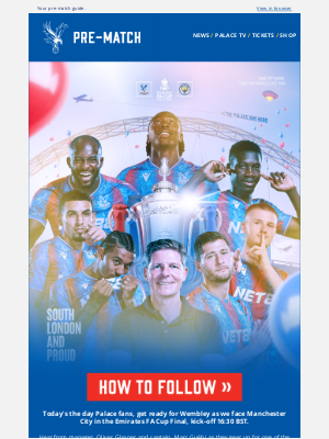 Crystal Palace Football Club (United Kingdom) - 🔴🔵 FA CUP FINAL | Manchester City | 16:30 BST 🏆