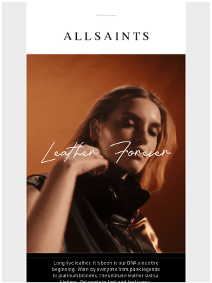 ALLSAINTS (United Kingdom) - New: Leather Forever