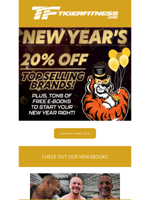 New Year's Super Sale  20% Off Top Brands