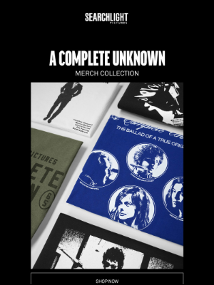 Shop Disney - A COMPLETE UNKNOWN Merch Collection | Shop Now