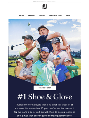 FootJoy - Welcome to the 150th Open