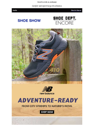 SHOE SHOW - New Balance shoes that match his every move.  🏃‍♂️🔥