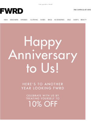 FWRD by Elyse Walker - LAST DAY! 10% off