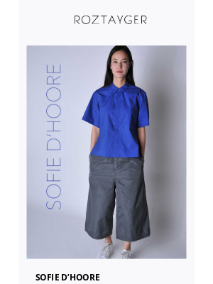 Roztayger - New SOFIE D'HOORE Drop 🌀