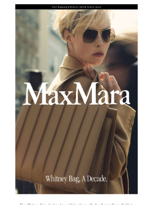 Max Mara - The Whitney Bag, A Decade