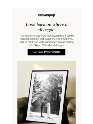 CanvasPop - Relive the moment that started everything.