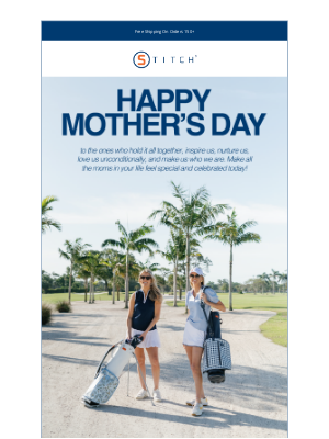 Stitch Golf - Happy Mother's Day From STITCH® 🌷
