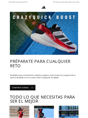 Adidas (Colombia) - Crazyquick Boost: agilidad y energía en cada jugada