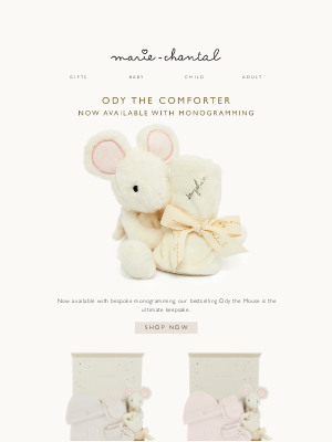 Marie-Chantal - A Bestseller, Now Available To Personalise