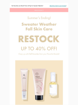 MASKSHEETS - 🍂 Fall Favorites are back! Prep Your Skin for Sweater Weather! 🍂