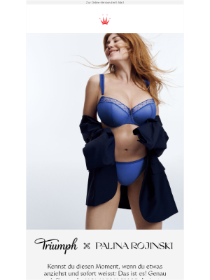 Triumph (Switzerland) - Ein Balconette wie kein anderer – designt von Palina Rojinski