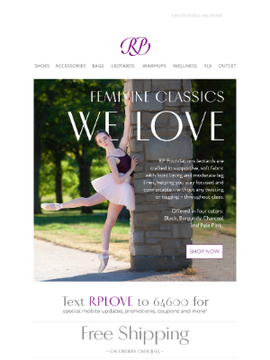 Russian Pointe - Feminine Classics We Love