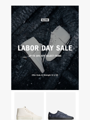 Globe International - Shoes up to 30% Off | Labor Day Sale