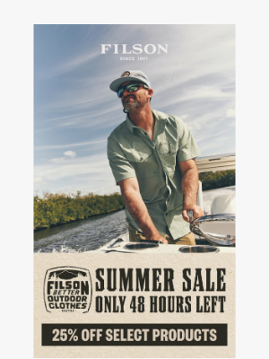 Filson - Summer Sale: Final Days