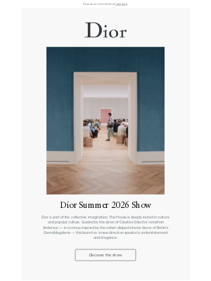 Relive the Dior Summer 2026 Show