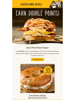 Einstein Bros. Bagels - ✌ It's a DOUBLE POINTS weekend ✌