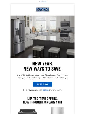 Maytag - It's time to save with the latest offers from Maytag