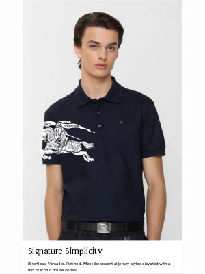 Burberry USA - Signature polos & T-shirts