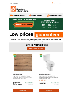 The Home Depot (Canada) - Hey Michael, Check Out Our Picks of the Week!