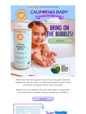 California Baby - Turn Bath Time Into A Bubbly Adventure!