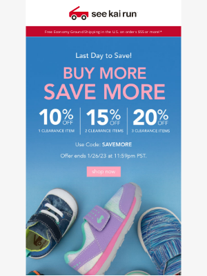 See Kai Run - Last 24 Hours! Buy More Save More