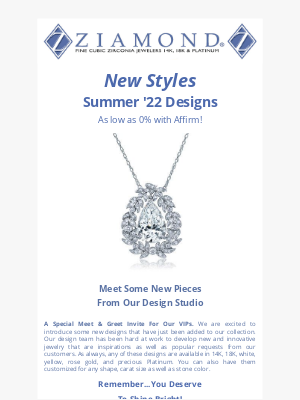 Ziamond - 📣 New Styles Summer '22  📣