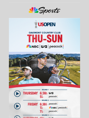 NBC Sports - Drive Into Golf’s Toughest Test at Oakmont Country Club