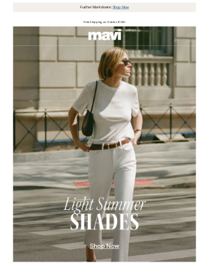 Mavi - White Denim, Just In