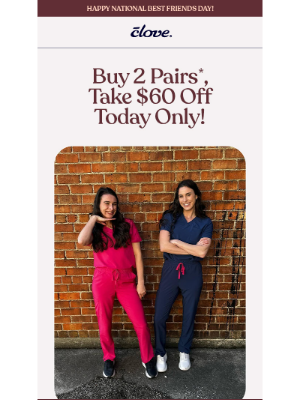 Clove - For you + your BFF: $60 off 2 pairs 👯‍♀️