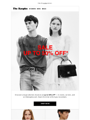 The Kooples - The sales are launched | Up to 50% off