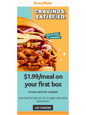 EveryPlate - Your best excuse to skip grocery shopping