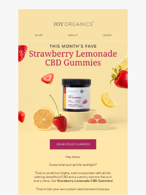 Joy Organics - 🍓 Our yummiest CBD ever?