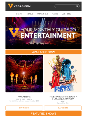 Vegas - May in Vegas: Star-Studded Concerts & Stand-Up Comedians 🎤