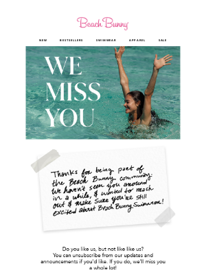Beach Bunny Swimwear - We miss you!