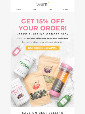 Teami Blends - 15% OFF Your Order Today! 😍