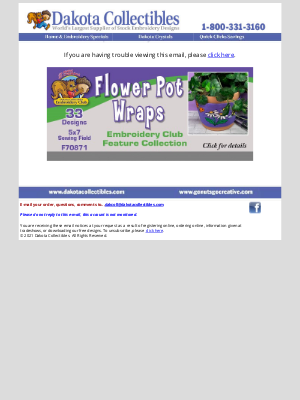 Dakota Collectibles - Flower Pot Wraps!  All New Project Colllection!