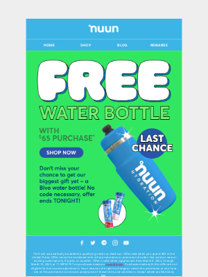nuun hydration - Offer ends today: FREE gift for you!
