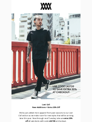 Mission Workshop - [New Additions] Last Call // MISSION WORKSHOP