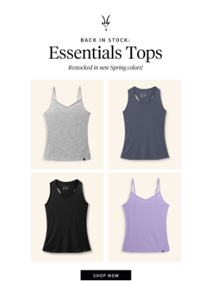 Ibex Outdoor Clothing - Back in Stock: Essentials Tops
