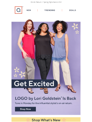 QVC - Here's the Latest from LOGO