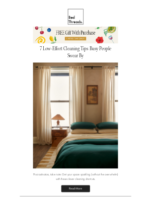 Bed Threads (Australia) - 7 Low-Effort Cleaning Tips Busy People Swear By