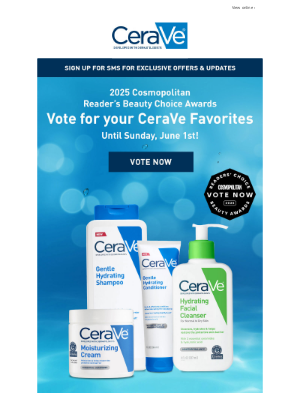 CeraVe - Cera-VIPs, It's Your Time to Vote!
