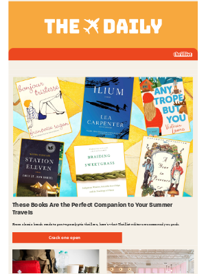 Thrillist - 9 Books to Pack for Your Next Trip