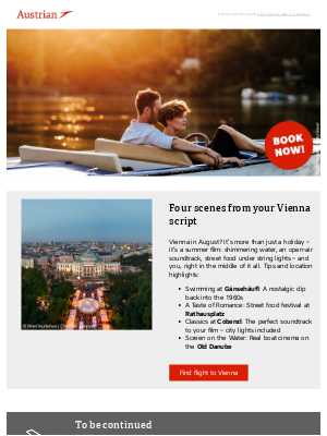 Lufthansa - Starring this Summer: Vienna