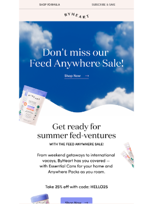 ByHeart - Here comes the sun (and savings!) ☀️
