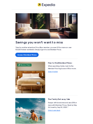 Expedia - Enjoy Member Prices